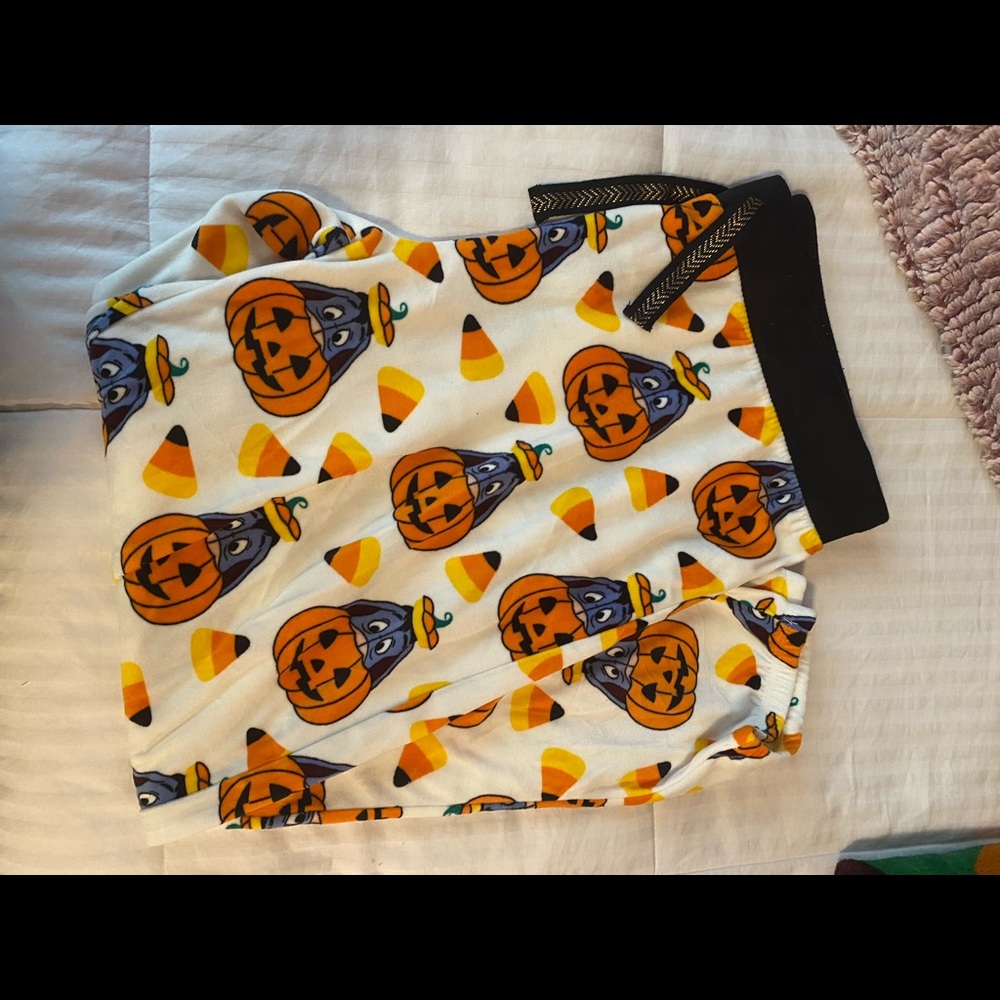Eeyore in pumpkin sleepwear